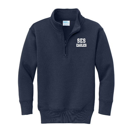 SES Quarter Zip Fleece Pullover